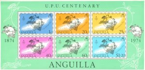 R62-0013 ANGUILLA 210a MH SS CHRISTMAS 1974 BIN $1.60