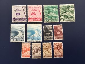 ICOLLECTZONE  Mexico 740-45, C85-90 VF Hinged