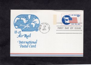 UXC11 International Card, FDC unknown