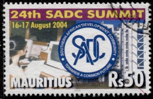 Mauritius #992 SADC Summit Used CV$6.00