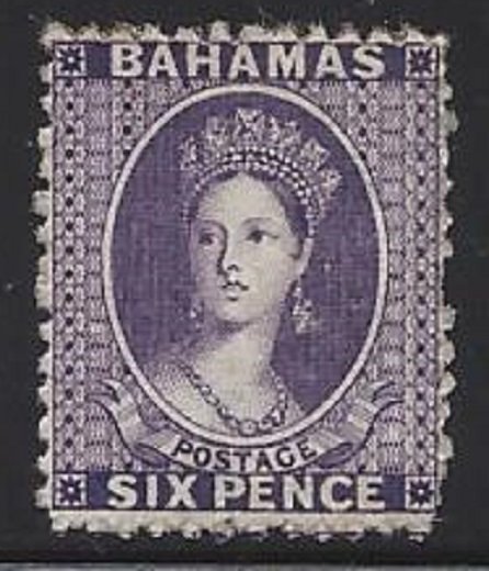 Bahamas SC#14 Great Color OG Lower right perfs short CV $200