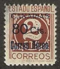 Canary Islands, Spain 9LC38, mint, hinge remnant, thin. 1937.  (S1333)