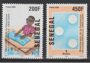 Senegal 2009 Mi. 2146 - 2147 Louis Braille Blind Blind-