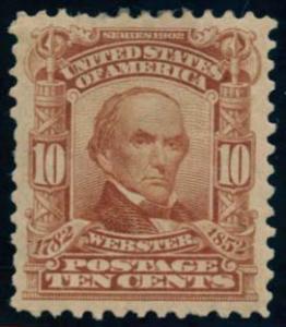 US Scott #307 Mint, VF, Hinged