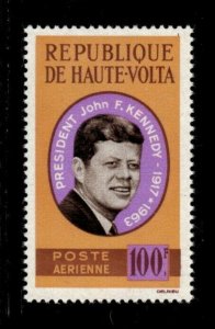 Upper Volta 1964 - JFK, Kennedy In Memoriam - Individual - Scott C19 - MNH