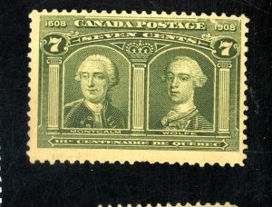 CANADA #100 MINT FVF OG NH GUM DIST Cat $400