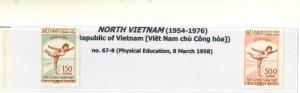 North Viet Nam - 1958 - Physical Education - SC 67 - 68