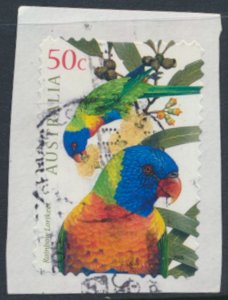 Australia  SG 2485 SC# 2344 Used SA Lorikeet Birds   see details & scan    