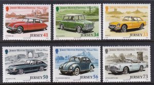 Jersey 1164-1169 Cars MNH VF