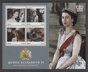 Tuvalu 1255 Queen Elizabth II Souvenir Sheet MNH VF