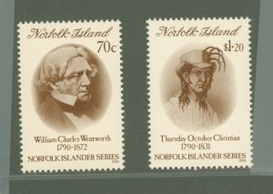 Norfolk Island #495-496  Single (Complete Set)