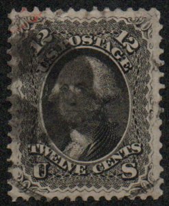 USA #69 XF, cork and orange cancel, nicely centered, SELECT!