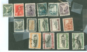 Greece #321-34 Used Single (Complete Set)