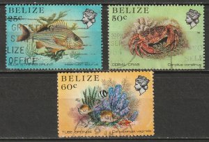 Belize 1984 Sc 707-9 used