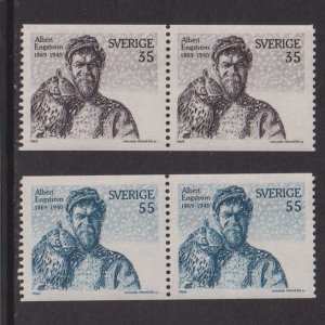 Sweden  #817-818  MNH  1969 Engstrom with owl  in pairs