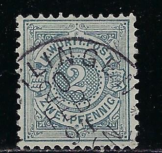 German States Wurttemberg Scott # 55, used
