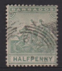 Barbados Sc#71 Used