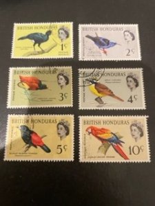 British Honduras sc 167-172 u