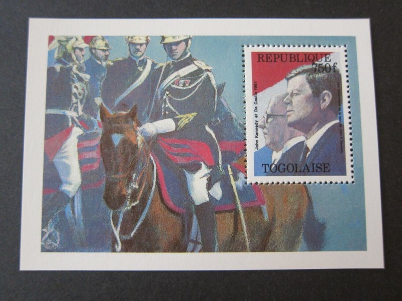 Togo 1988 Sc 1497 John F Kennedy set MNH