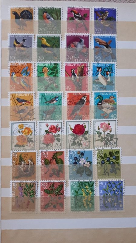 Switzerland - Pro Juventute 1913.-1974. COMPLETE Collection of stamps # Used