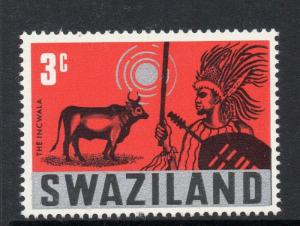 Swaziland 1968 Early Issue Fine Mint Hinged 3c. 298039