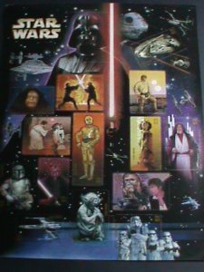 ​UNITED STATES-2007 SC#4143-50 STAR WARS MOVIE 30TH ANNIVERSARY MNH SHEET VF