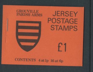 Jersey 138b, 140a MNH Complete Bklt cgs
