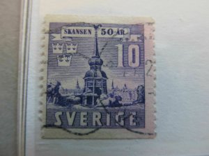 Sweden Sweden Sverige Sweden 1941 Skansen 10o perf 121⁄2 fine green used A13P41F33-