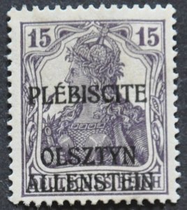 DYNAMITE Stamps: Allenstein Scott # – MINT hr