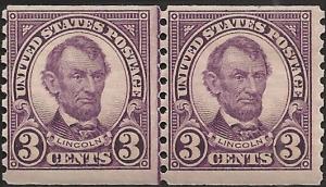 # 600 MINT NEVER HINGED VIOLET ABRAHAM LINCOLN