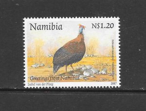 BIRDS - NAMIBIA #829  MNH