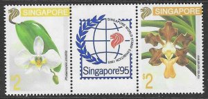 SINGAPORE SG725a 1973 SINGAPORE 95 MNH