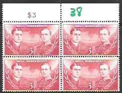 Ross Dependency L6 MNH Plate Block.  Shackleton & Scott