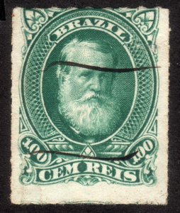 1877, Brazil 100R, Used, Sc 72