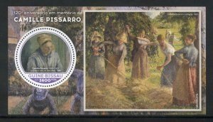 GUINEA-BISSAU 2023 120th MEMORIAL ANN OF CAMILLE PISSARRO PAINTINGS S/S MINT NH