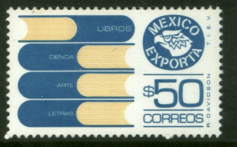 MEXICO Exporta 1133, $50P Books Fosfo Paper 7 MNH