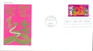 #3500 Year of the Snake Covercraft FDC