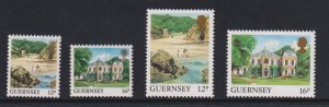 Guernsey  #372,373, 376,378  MNH  1987  landscapes