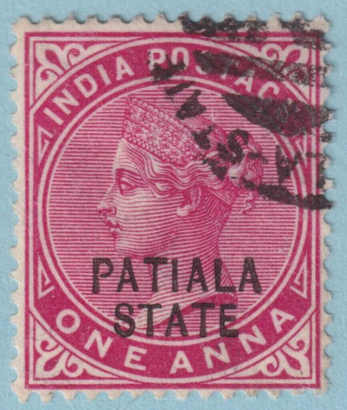 INDIA - PATIALA STATE 14  USED - NO FAULTS VERY FINE! - SRC
