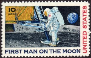 United States C76  - Mint-NH - 10c First Moon Landing (1969)