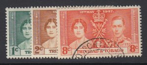 TRINIDAD & TOBAGO, Scott 47-49, used