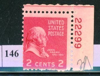 PKStamps - USA - 806 - MNH - Plate Number Single #29-146