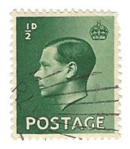 230  / SG457Wi - King Edward VIII 1/2d green