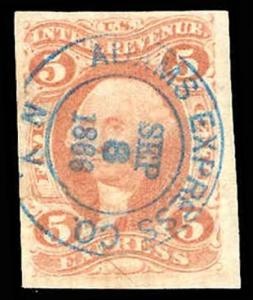 U.S. REV. FIRST ISSUE R25a  Used (ID # 88265)
