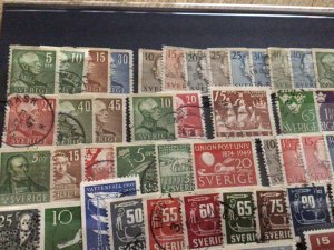 Sweden mounted mint or used stamps  A12395