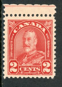 Canada 1930 KGV 3¢ Red Scott #167 Post Office Fresh!! MNH V642