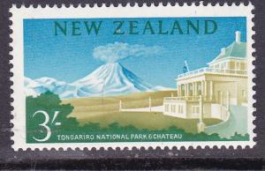 New Zealand 1963 3/- Ngauruhoe Volcano, Tongariro National Park VF/NH