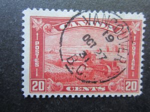 Canada #175 King George CDS Cancel Vancouver BC V Arch/Leaf Issue  {cl5}