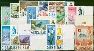 Gibraltar 1960 Set of 14 SG160-173 V.F MNH Marginals