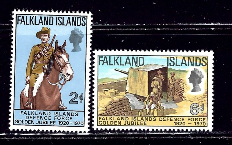 Falkland Is 188-89 MNH 1970 Part set    (ap2310)